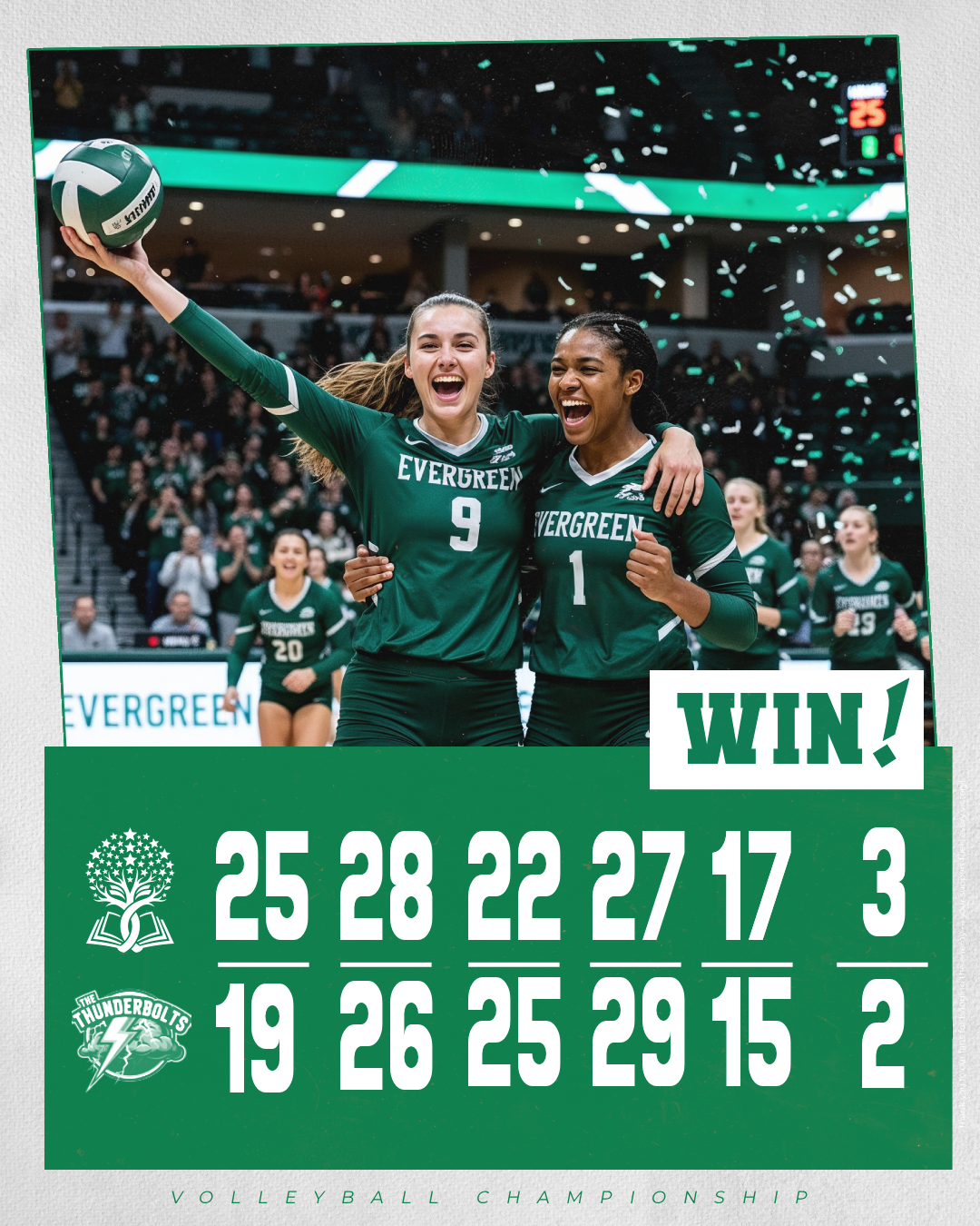 Volleyball Social Media Templates – Editable Sports Posters