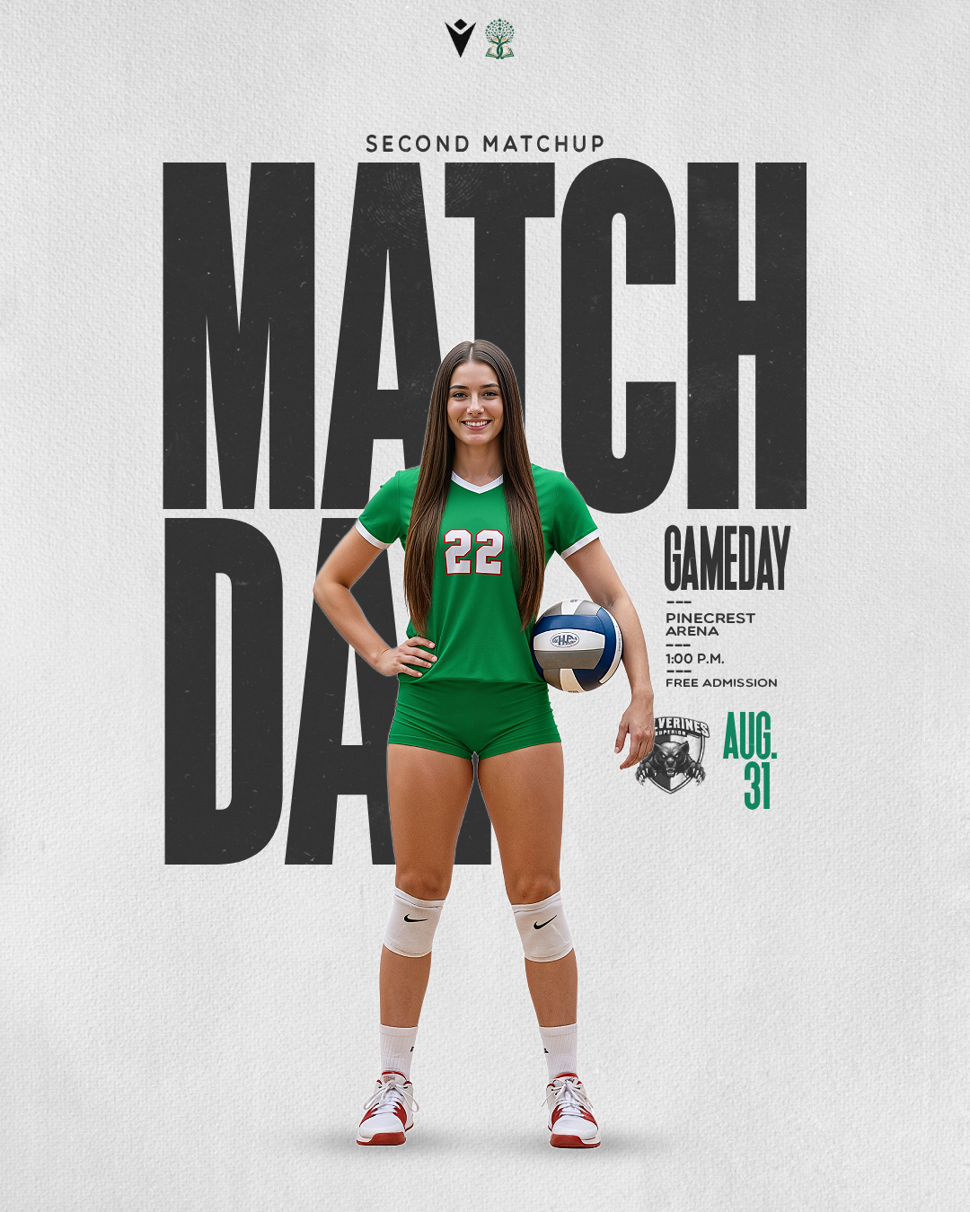 Volleyball Social Media Templates – Editable Sports Posters